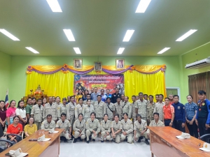 วันพฤหัสบดีที่ 7 มีนาคม 2567 นายหงษ์ สุวะจี รองนายกองค์การบริหารส่วนตำบลห้วยข่า เป็นประธานในพิธีเปิดโครงการฝึกซ้อมแผนป้องกันอัคคีภัย ประจำปีงบประมาณ 2567 ณ ห้องประชุมสภาองค์การบริหารส่วนตำบลห้วยข่า ชั้น 2