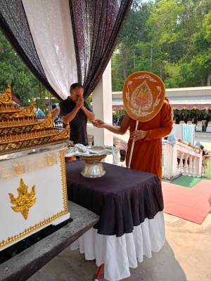 วันเสาร์ที่ 5 เมษายน 2568 นายไชยา หาญสมุทร นายกองค์การบริหารส่วนตำบลห้วยข่า พร้อมคณะผู้บริหาร ร่วมงานฌาปนกิจ นางสังขาล ศรีละบุตร บ้านคำบาก