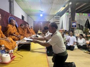 วันศุกร์ที่ 6 ธันวาคม 2567 นายไชยา หาญสมุทร นายกองค์การบริหารส่วนตำบลห้วยข่า พร้อมคณะผู้บริหารพนักงานส่วนตำบลและพนักงานจ้างขององค์การบริหารส่วนตำบลห้วยข่า ร่วมฟังสวดพระอภิธรรมและเป็นเจ้าภาพ ฌาปนกิจ คุณพ่อบุญเพ็ง พาคำวงค์